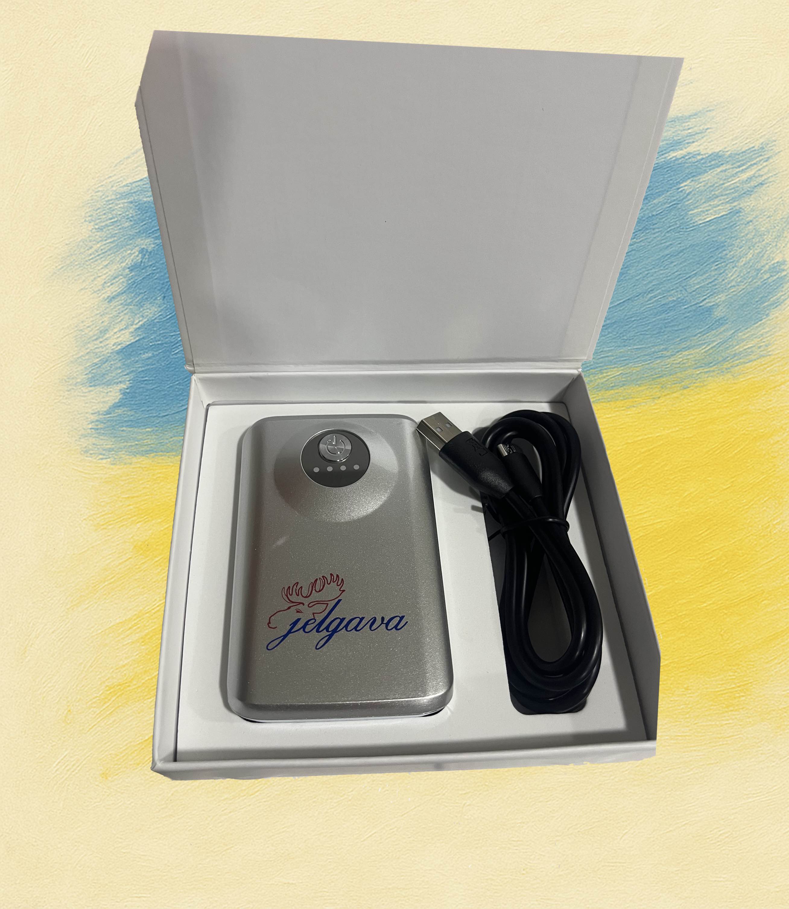 #16. Powerbank ar Jelgavas pilsētas logotipu